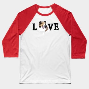 Sheltie Dog LOVE Baseball T-Shirt